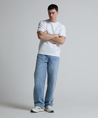 Celebre Straight Fit Jean 001  in Light Blue Wash