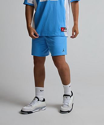 Jordan Brooklyn Champ Mesh Short in University Blue / Black
