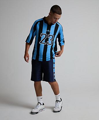 Jordan Brooklyn Cat Scratch Short in Midnight Navy / University Blue / White