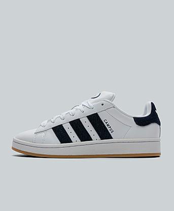 adidas Originals Campus 00s Trainer in White / Navy / Gum