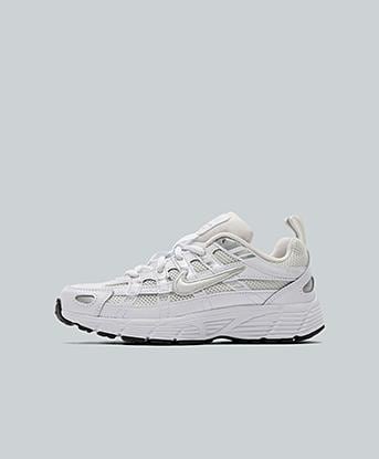 Nike Infant P-6000 Trainer in Platinum Tint / Platinum Tint / White / White