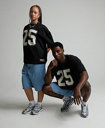 Epic Kid Kick Off Mesh Jersey in Black / Optic White