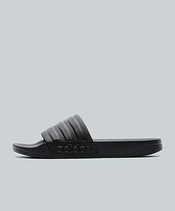adidas Adilette Shower Slide in Black / Black