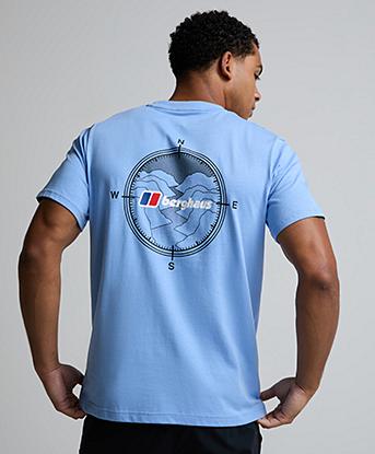 Berghaus Waterways Logo T-Shirt in Dayflower