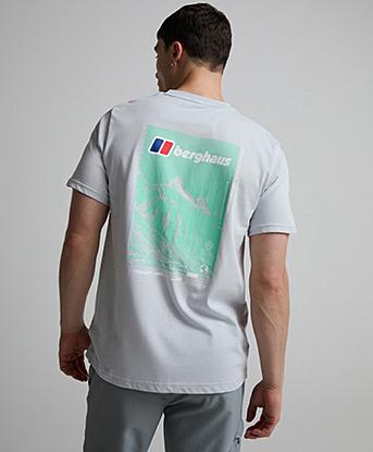 Berghaus Mountain Metrics T-Shirt in Dolomite / Electrolyte