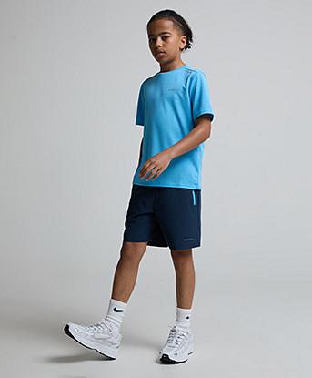 Closure London Junior Poly Twinset in Azure Blue / Navy