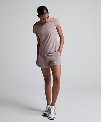 Trailberg Womens Tide Panel Short in Dusty Mauve
