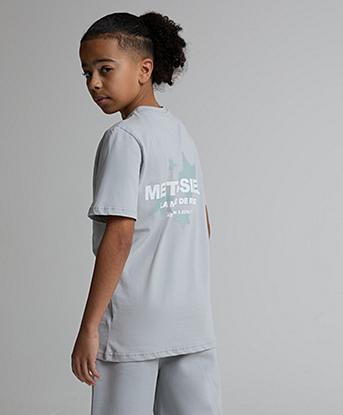 Metissier Junior Clique Regular Fit T-Shirt in Greytone Aura