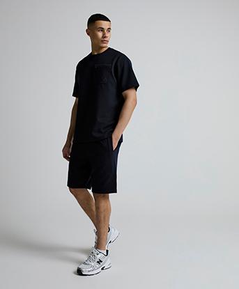 Alessandro Zavetti Santoni Waffle Short in Midnight Veil