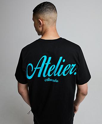 Alessandro Zavetti Ginestrello T-Shirt in Black / Viridelle Green