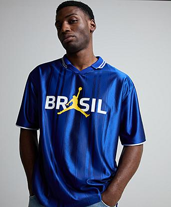 Jordan Project 6 Polo Shirt in Old Royal / White