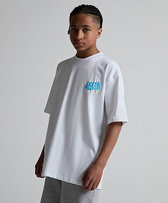 Fresh Couture Junior Fresh Flavours T-Shirt in White / Pop Colour