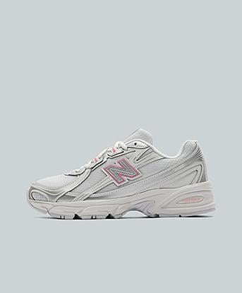Silver Metallic / Signal Pink