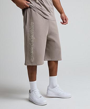 Epic Kid Speed Demon Baggy Fit Short in Ashen Clay