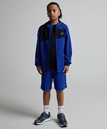 Frequency Junior Stride Windbreaker in Royal / Navy