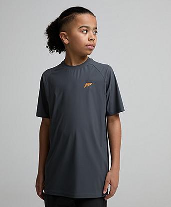 Frequency Junior Adapt T-Shirt in Grey / Shadow Orange
