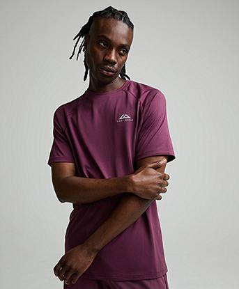 Trailberg Driftline Seamless T-Shirt in Deep Merlot