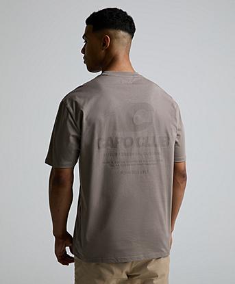 CAPO Capo Club Speed T-Shirt in Mushroom / Ecru
