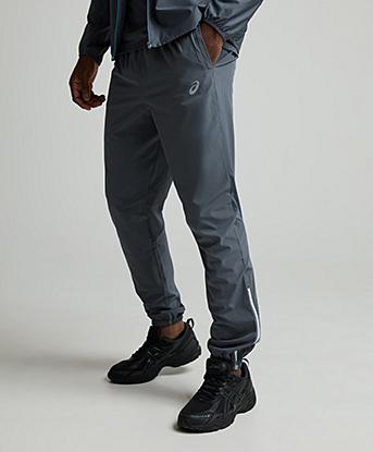 Asics Core Woven Pant in Carrier Grey
