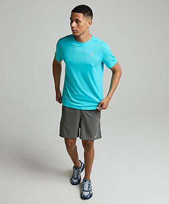 Asics Core Short Sleeve T-Shirt in Energy Aqua