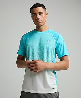 Asics Ibuki Short Sleeve T-Shirt in Energy Aqua
