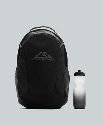 Monterrain Speed Backpack and Water Bottle  in Black