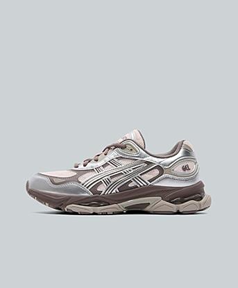 Asics Womens GEL NYC 2.0 Trainer in Pink Cloud / Pure Silver