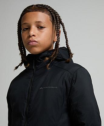 Monterrain Junior Dolomite Padded Jacket in Black