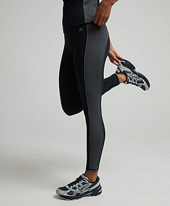 Montirex Womens Vitality Legging in Black / Asphalt / Cement Grey