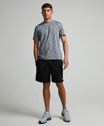 Montirex Trail T-Shirt in Cadet Grey / Greyed Indigo / Multi