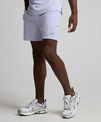 New Balance Sport Essentials 5 Inch Short in Smoked Violet