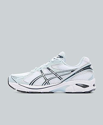 Asics GT-2160 Trainer in White / Storm Cloud