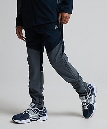 Montirex Cerberus Pant in Navy Void / Neon Sky / Salt Grey