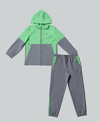 Montirex Edge Jacket and Pant in Chameleon / Platinum Grey.