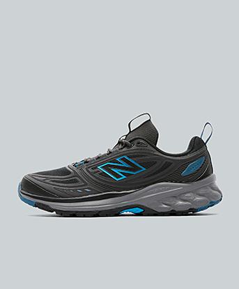 New Balance 410 Trainer in Black / Grey / Altitude Blue