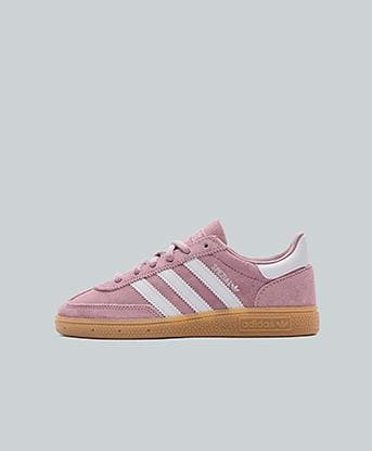 adidas Originals Infant Handball Spezial Trainer in Magic Mauve / Frozen Purple / Gum