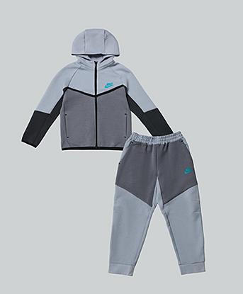 Nike  Nursery Tech Fleece Tracksuit in Wolf Grey