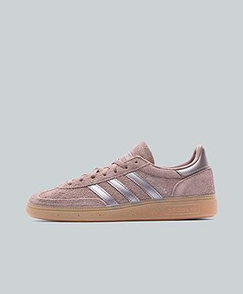 adidas Originals Womens Handball Spezial Trainer in Trace Brown / Coffee Metallic