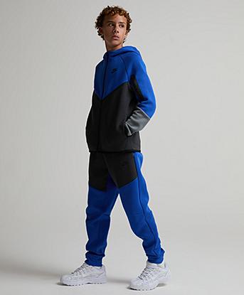 Nike Junior Tech Fleece Jogger in Game Royal / Anthracite