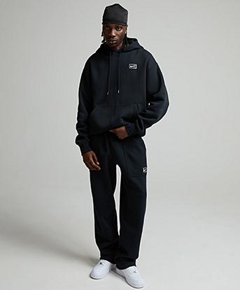 Nike Street Fleece Overhead Hoodie in Black