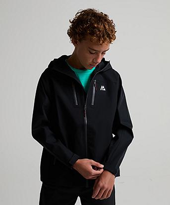 Montirex Junior Dercho Waterproof Jacket in Black