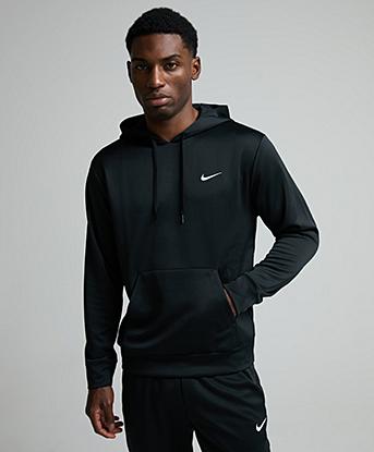 Nike UV Flex Fleece Overhead Hoodie in Black / White