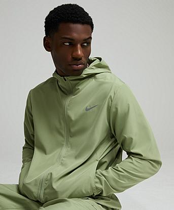 Dusty Olive / Reflective Silver