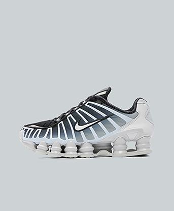 Nike Junior Shox TL Trainer in Black / Photon Dust / Photon Dust