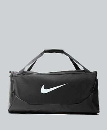 Nike Brasilia Medium Duffle Bag in Black / White