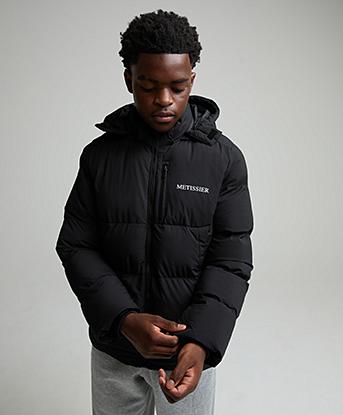 Metissier Junior Braden 2.0 Water Resistant Puffer Jacket in Black