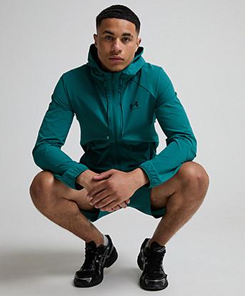 Under Armour Vibe Woven Jacket in Rack Green