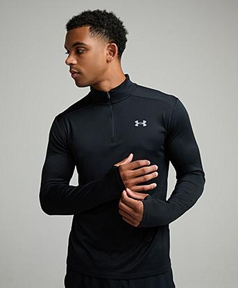 Under Armour UA Tech Utility Quarter Zip in Black
