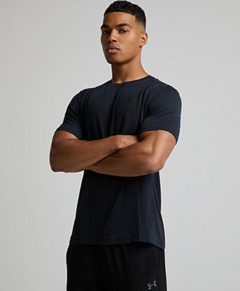 Under Armour UA Vanish Seamless T-Shirt in Ultimate Black