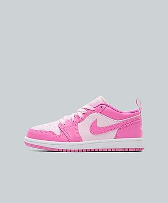 Jordan Infant Air Jordan 1 Low Alt Trainer in China Rose / Pink Foam / White